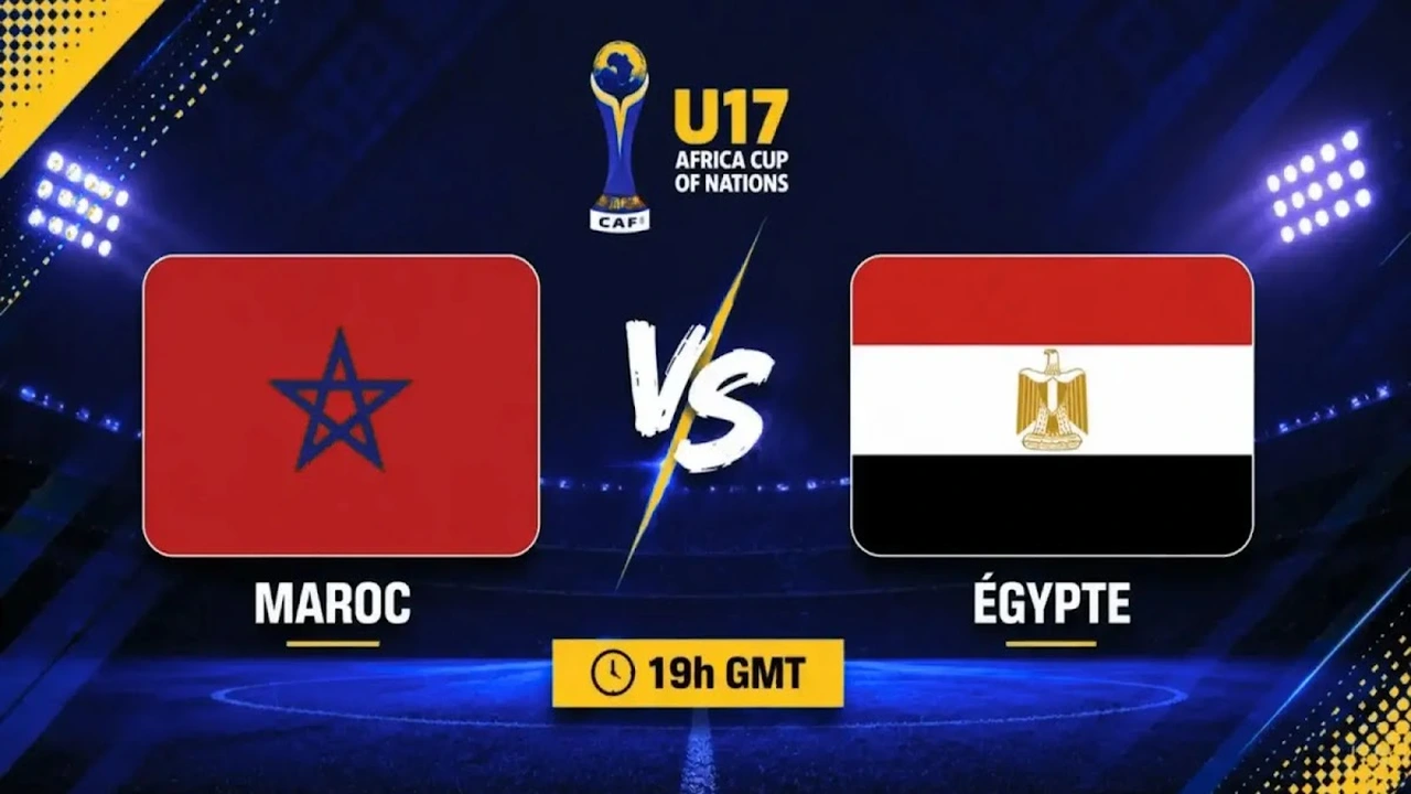 مباراة المغرب ومصر في كأس إفريقيا لأقل من 17 سنة اليوم مباشرة